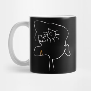 Abstract Head Artwork Mug